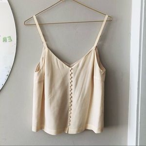 madewell | button front tank